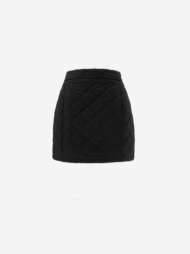 Quilted Volume Mini Skirt [Black] - LA KOSMO - Modalova