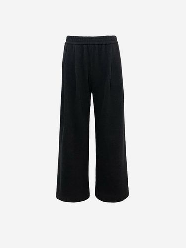 Winter Wide Banding Pants [Deep Charcoal] - LA KOSMO - Modalova