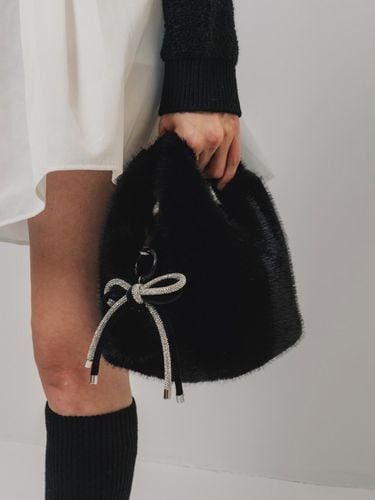 Eco Fur Velvet Ribbon Mini Bag [] - OBER GOLF & SPORTS - Modalova