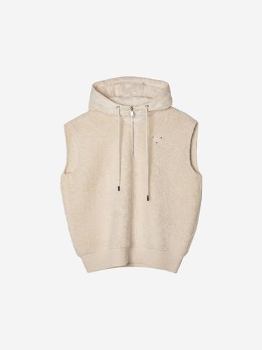 Padded Hood Boucle Zip-up Knit Vest [] - OBER GOLF & SPORTS - Modalova