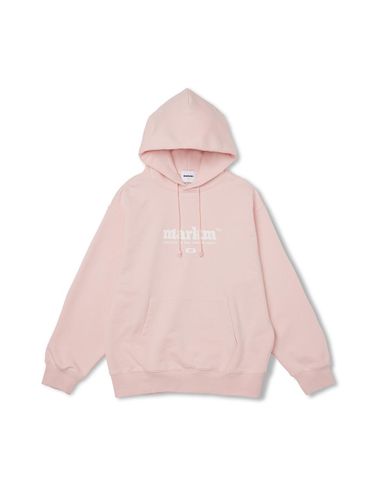 Logo Basic Loose-fit Hoodie [Pink] - MARKM - Modalova