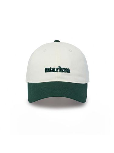 Basic Logo Two Tone Cotton Ball Cap [Green] - MARKM - Modalova