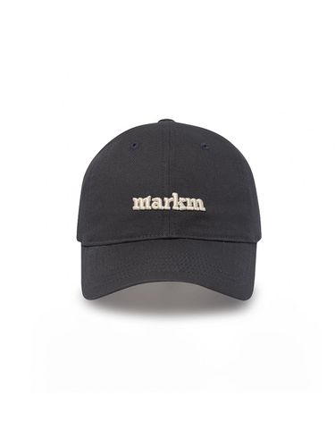 Basic Logo Cotton Adjustable Ball Cap [Grey] - MARKM - Modalova