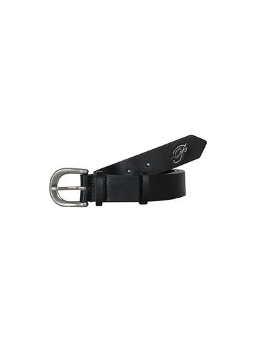 Signature Italian Premium Leather Belt [Black] - PAIN OR PLEASURE - Modalova