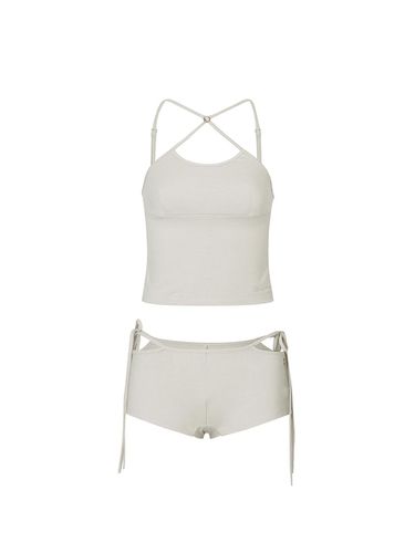 String Adjustable Two-Piece Inner Set [Light Grey] - PAIN OR PLEASURE - Modalova