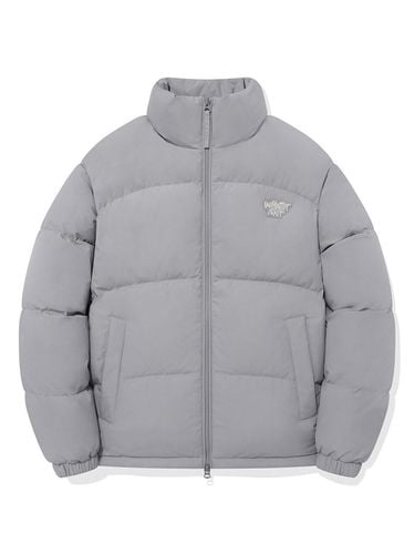 Down Filled Short Puffer Jacket [Grey] - Wacky Willy - Modalova