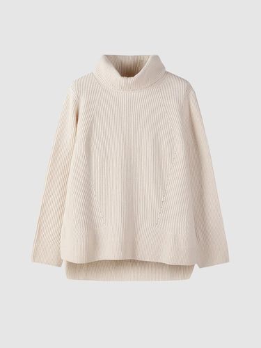 Wool Blend Turtleneck Relaxed Fit Pullover (NADW0-WSP230_120) - comgen - Modalova