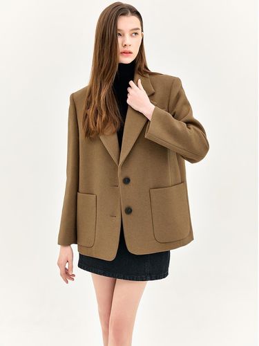 Cashmere Tailored Single Luxurious jacket (EMNAWJK061) - E.B.M (Edition by Michaa) - Modalova