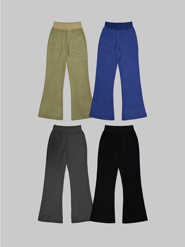 Basic Fleece Bootcut Pants - DEARSTALKER - Modalova