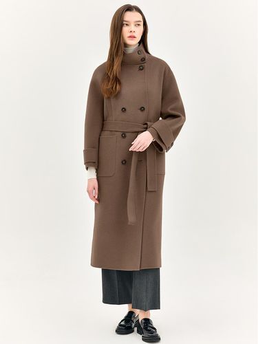 Cashmere Blend Oversized Handmade Wool Coat (EMNBWHC040) - E.B.M (Edition by Michaa) - Modalova