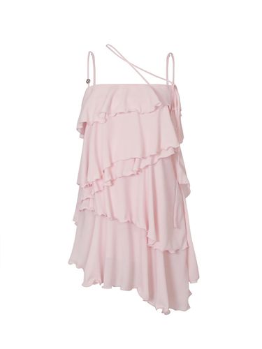 Chiffon Frill Layered Dress [Pink] - PAIN OR PLEASURE - Modalova