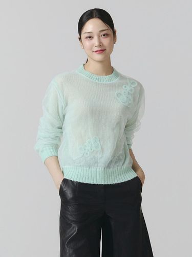 Soft Wool Blend Textured Block Knit (ITOBKPO910) - IT MICHAA - Modalova