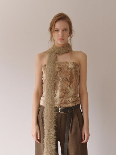 Luxurious Polyester Fur Bustier - PROJECT WAVE - Modalova