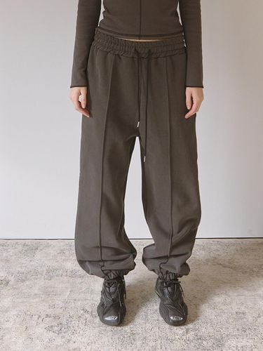 Cotton Relaxed Fit Sweat Pants - PROJECT WAVE - Modalova