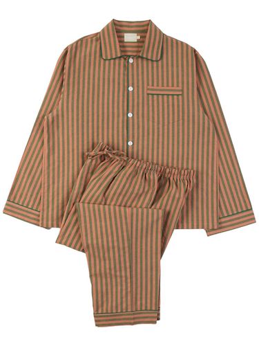 Striped Cotton-Polyester Collared Set - FOVERE - Modalova