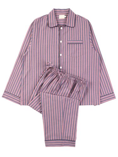 Classic Striped Cotton-Polyester Men's Dress - FOVERE - Modalova