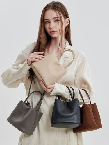 Leather Puffy Crossbody Tote Bag - i BAG your Pardon. - Modalova