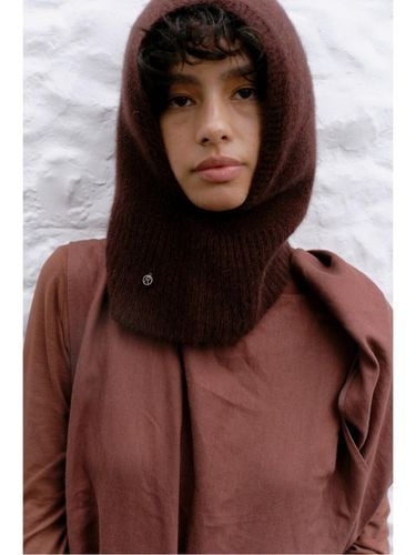 Faux Fur Blended Elastic Ribbed Balaclava () - rouge & lounge - Modalova