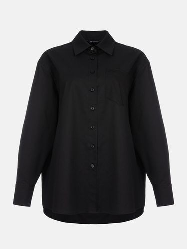 Basic Overfit Cotton Blend Shirt (M243CB6391Z) - METROCITY - Modalova