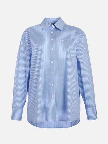 Stripe Overfit Cotton Blend Shirt (M243CB6391F) - METROCITY - Modalova