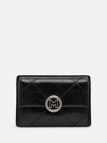 Leather Diamond Quilted Business Card Wallet (M243WQ5173Z) - METROCITY - Modalova