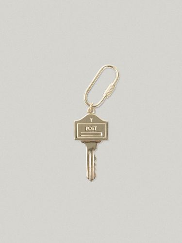 K Plated Brass Mini Post Key Ring [] - FOLNUA - Modalova