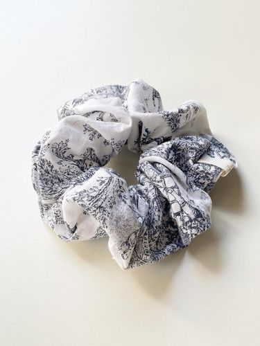 French Linen Cotton Etoile Scrunchie [] - oar - Modalova