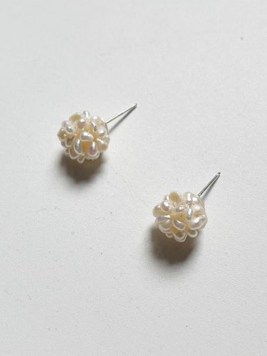 Sterling Silver Flower Earrings - oar - Modalova