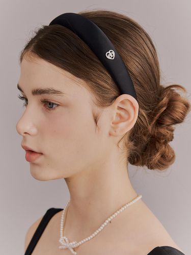 Heart Charm Polyester Hairband [] - ENGBROX - Modalova