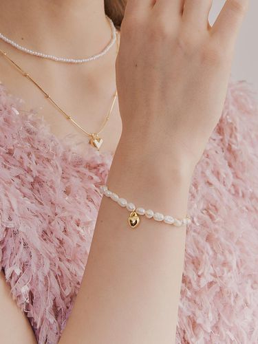 Lollin heart pearl bracelet - ENGBROX - Modalova