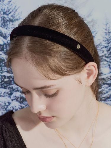 Memory Heart Velvet Hairband [] - ENGBROX - Modalova