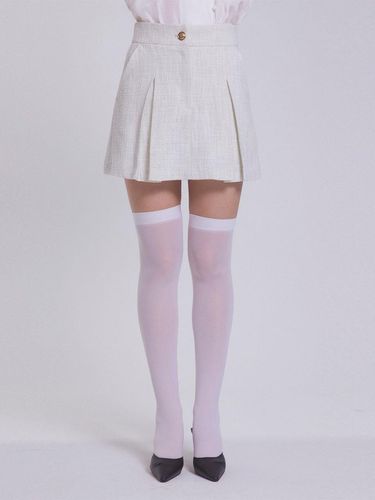 Cotton Blend Tweed Mini Skort - emilee F - Modalova