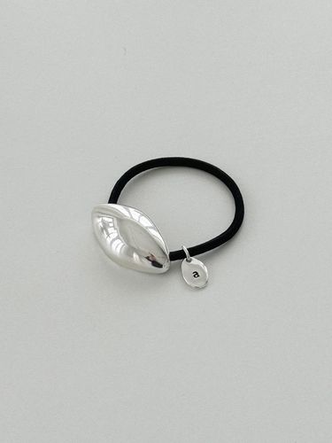 Delicate Brass Initial Hair Band [Silver] - oar - Modalova