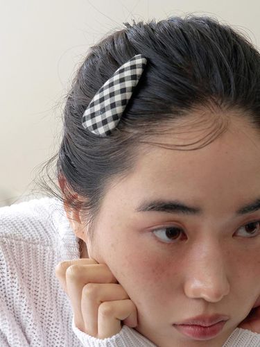 Gingham Check Classic Hair Pin [] - geegee - Modalova