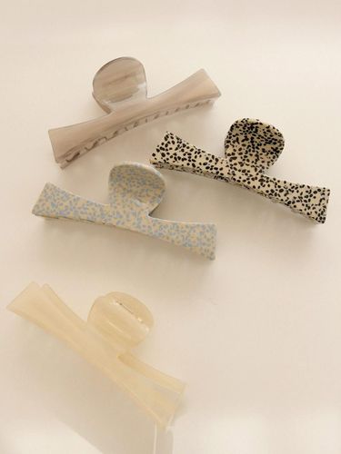 Edge Rectangular One-Headed Celluloid Hair Claw Clip (H01299) - J.Lauren - Modalova