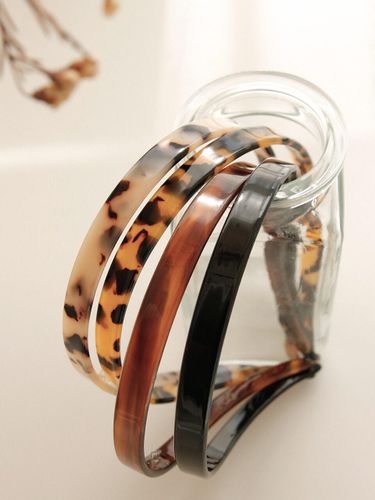 Cellulose Basic Embossed Hairband (H01305) - J.Lauren - Modalova