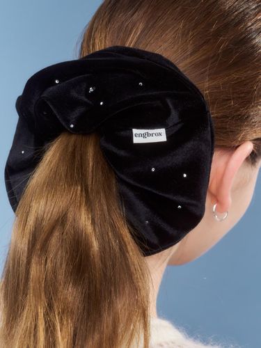 Cubic Velvet Scrunchie - ENGBROX - Modalova