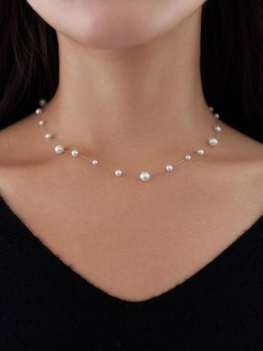 Pearl Celestial Surgical Steel Necklace - geegee - Modalova