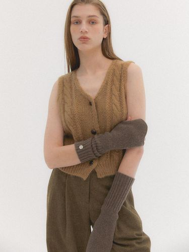 Tasmania Wool Cashmere Hand Warmer [Brown] - nyhavn - Modalova