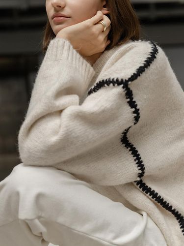 Chunky Oversized Wool-Blend Sweater - NONANDNON - Modalova