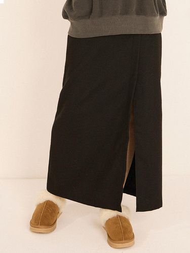 Betty Boop Wool Slit Long Skirt [] - ULKIN CANVAS - Modalova