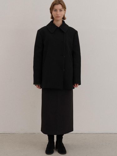 Wool Premium Merino Double Breasted Coat - LOTE - Modalova