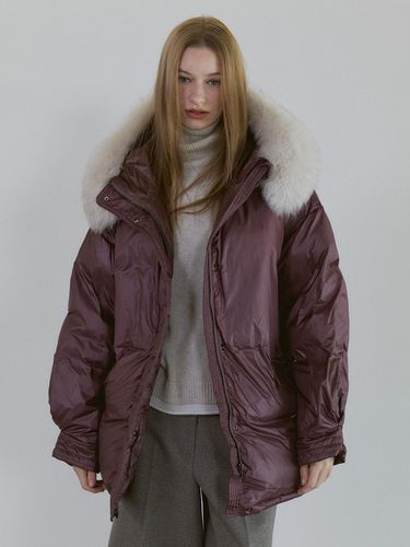 Oversized Premium Down Padding Jacket [WINE] - STAYPEOPLE - Modalova