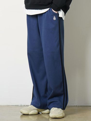 Wide Relaxed Fit Sweatpants [Navy] - GAKKAI UNIONS - Modalova