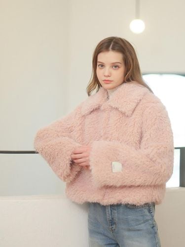 Eco Fur Short Jacket [Pink] - Nonesuch - Modalova