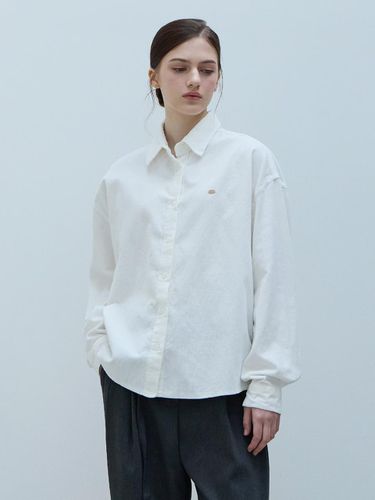 Compact Corduroy Loose Fit Shirt - LE STUDIO - Modalova