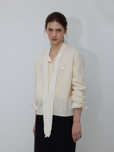 Basic Wool Cashmere Cardigan - LE STUDIO - Modalova