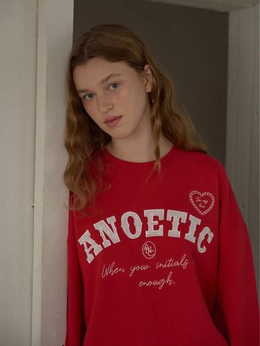 Lace Logo Embroidered Sweatshirt [] - ANOETIC - Modalova