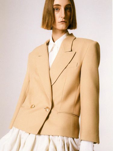 Cropped Double Oversized Jacket - LEE y. LEE y - Modalova