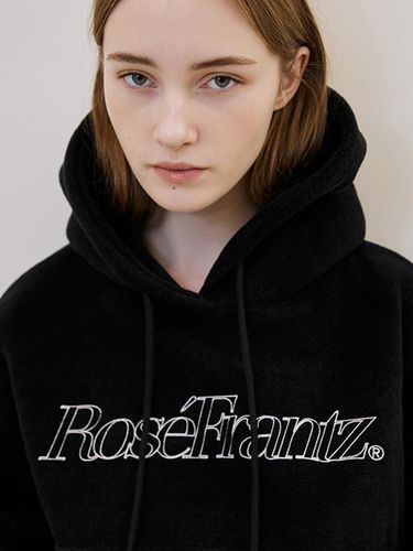 Fleece Cropped Drawstring Hoodie [] - Rosefrantz - Modalova